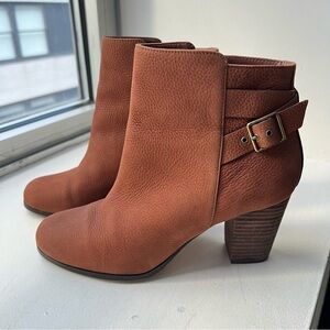 Cole Haan brown suede booties